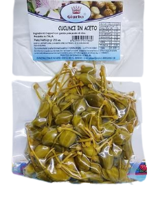 CUCUNCI IN ACETO BUSTA DA 250 GR GIURBA